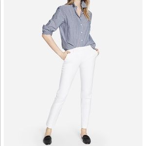 Express Columnist Ankle Pant (White)